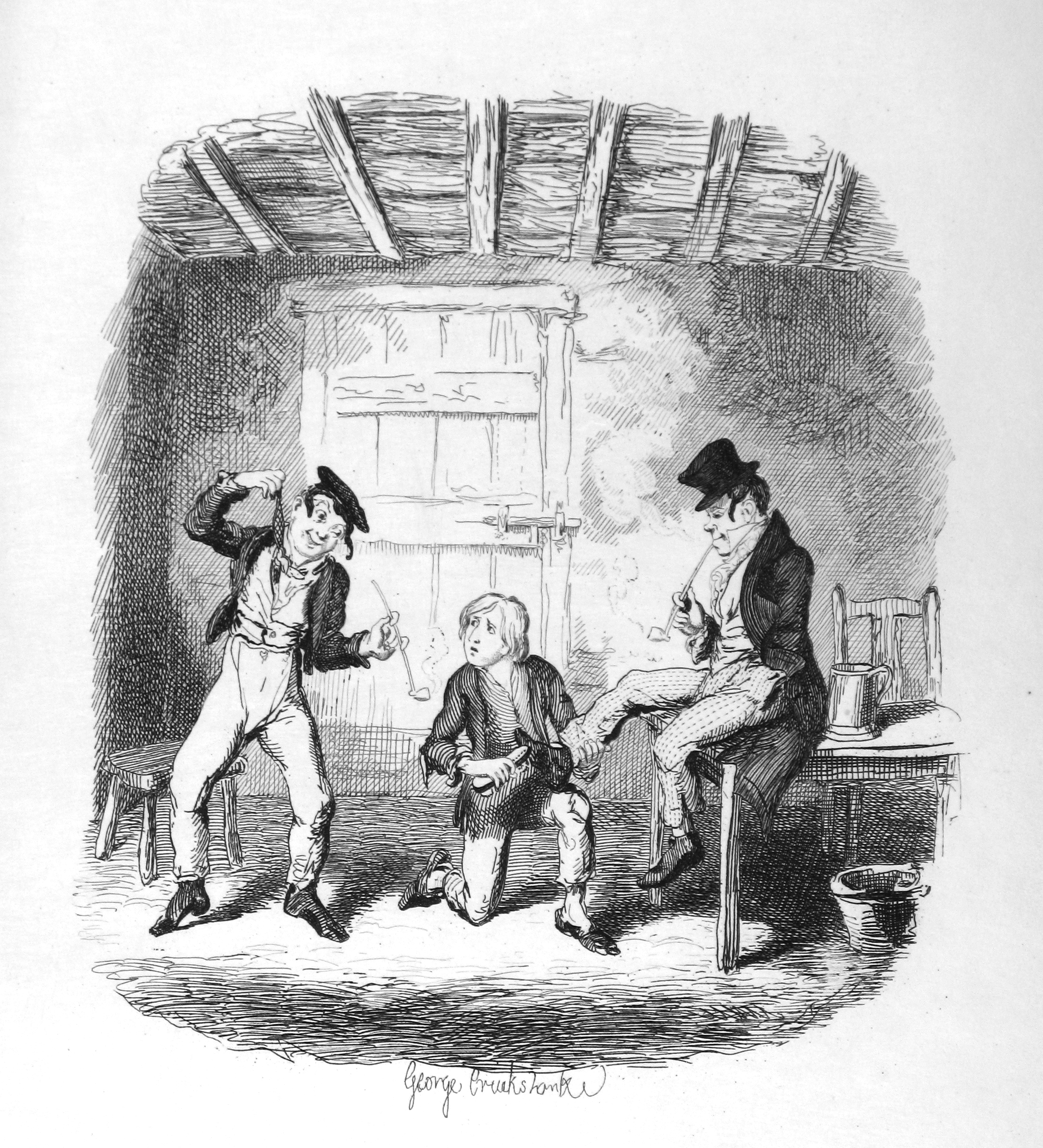Original image from Oliver Twist's first edition - linked directly from Wikimedia 
https://commons.wikimedia.org/wiki/File:The_Writings_of_Charles_Dickens_v4_p142_(engraving).jpg